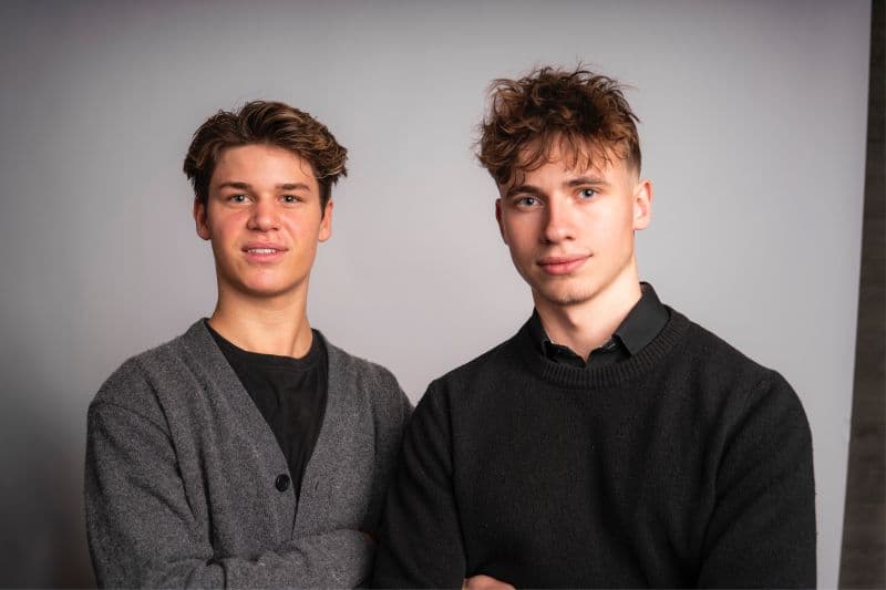 Censai’s to stiftere, Frederik Engberg til venstre og Andreas Zacharias til højre